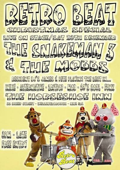 2013-12-28 The Snakeman 3 & The Mobbs Live Wellingborough Horseshoe
